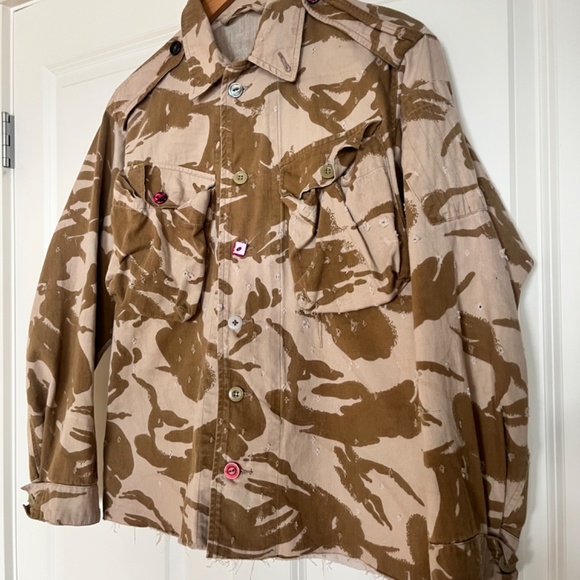 Summer jean jacket in camo - Picture 2 of 9